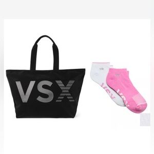 Victoria’s Secret VSX Tote and Socks